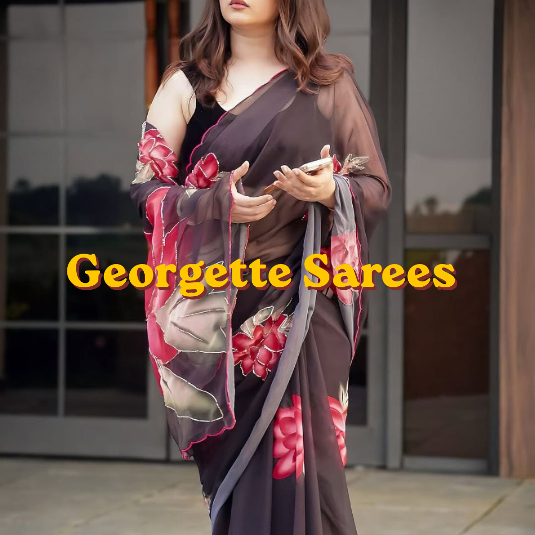 Home georgette sarees